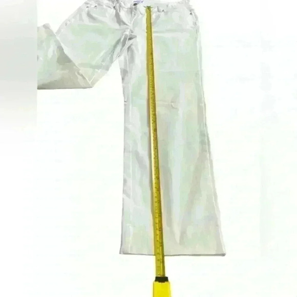 J. McLaughlin White Denim Straight Cropped Cotton/Spandex Pants Size‎ 8 - Picture 6 of 12